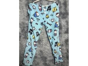Sanrio Character Blue Fleece Pajama Pants Size XL